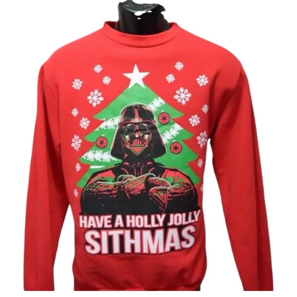 Star Wars Have A Holly Jolly Sithmas Men’s Christmas Sweater. 🎄 - Picture 3 of 6